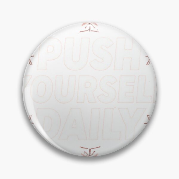 Item preview, Push Yourself Daily – Gym Motivation Fitness Quote T-Shirt designed and sold by rsuniquestyle.