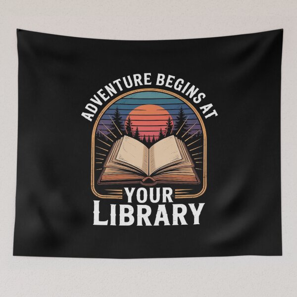 Item preview, Summer Reading Program Adventure Begins At Your Library9 designed and sold by CombatTask.