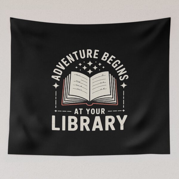Item preview, Summer Reading Program Adventure Begins At Your Library6 designed and sold by PowAcademy.