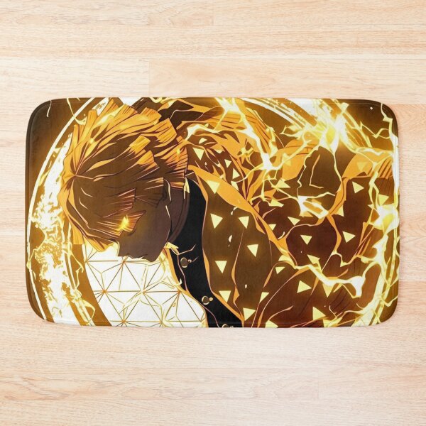 Item preview, Golden Thunder Swordsman – Lightning Anime Art Illustration designed and sold by Dyan4.
