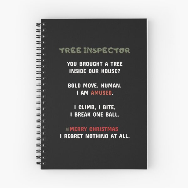 Item preview, Tree Inspector – Catmas Poem designed and sold by Wobble Studio.