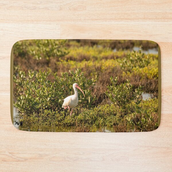 Item preview, Ibis in Lush Wetland Habitat designed and sold by Debra Martz.