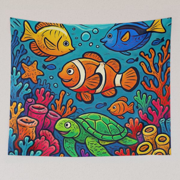 Item preview, Coral reef | Comics stylCartoone -  designed and sold by ComicsFactory.