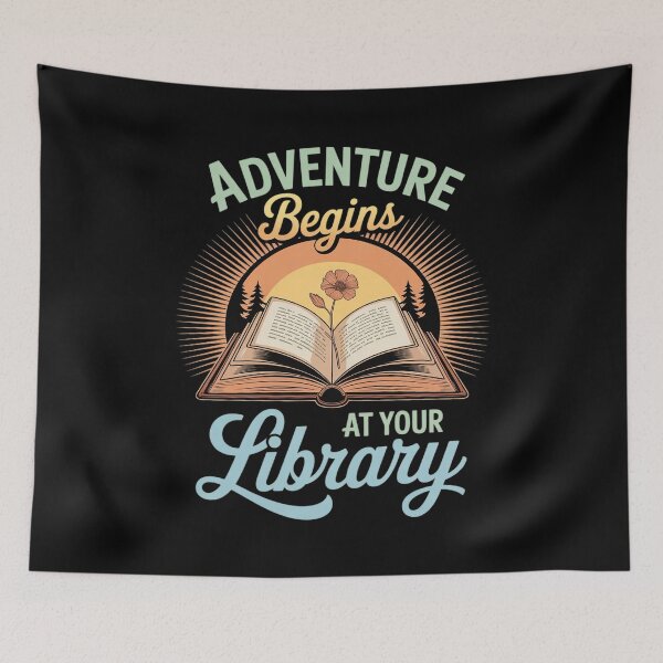 Item preview, Summer Reading Program Adventure Begins At Your Library15 designed and sold by PowAcademy.