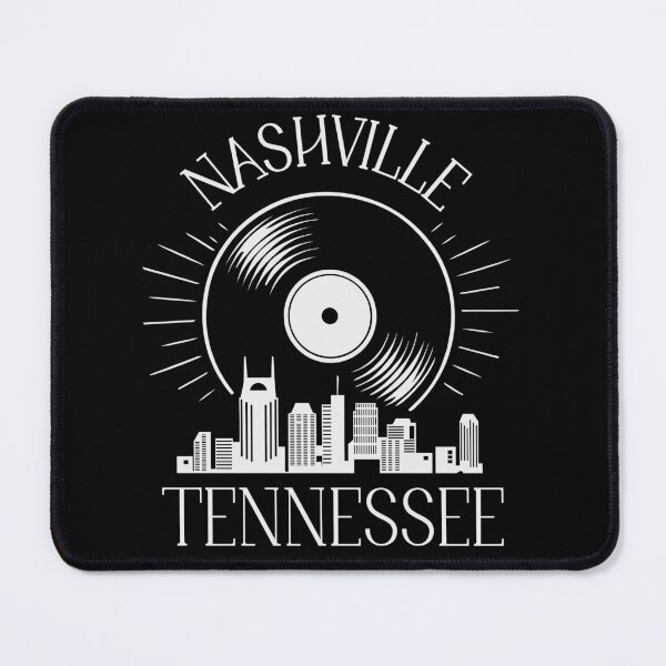 Item preview, Nashville Tennessee Souvenir Men Vinyl Skyline Nashville designed and sold by DSWShirts.