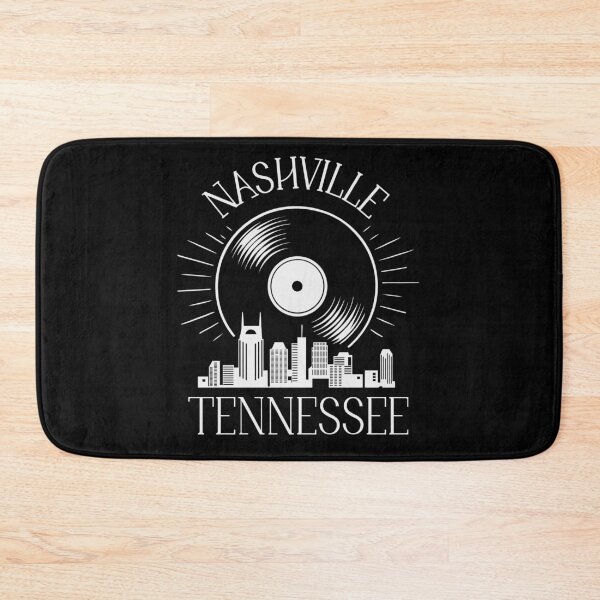 Item preview, Nashville Tennessee Souvenir Men Vinyl Skyline Nashville designed and sold by DSWShirts.