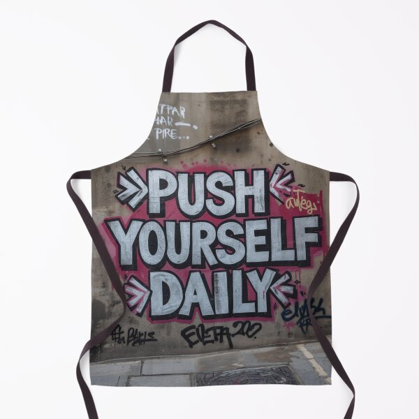 Item preview, Push Yourself Daily – Gym Motivation Fitness Quote T-Shirt designed and sold by rsuniquestyle.
