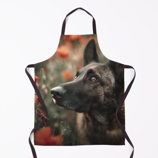 Item preview, Dogs Standing Watch in Poppies designed and sold by Skyframe Aviation.