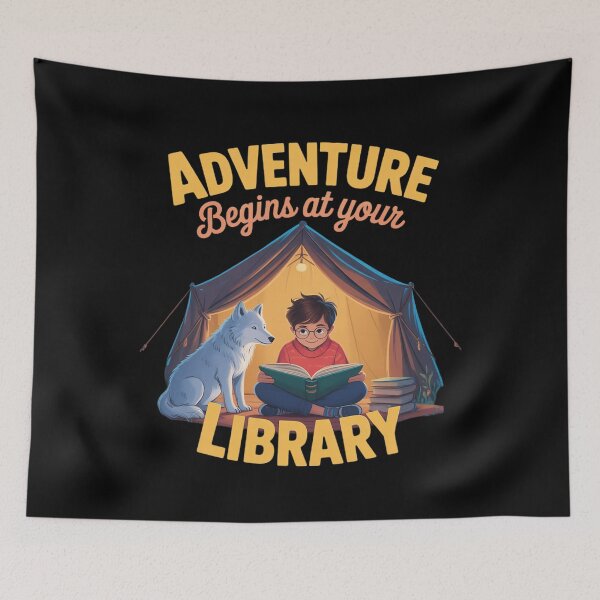 Item preview, Summer Reading Program Adventure Begins At Your Library20 designed and sold by PowAcademy.
