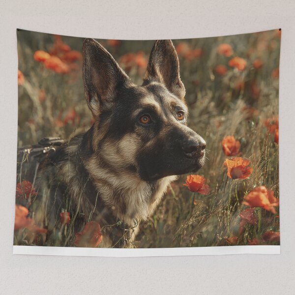 Item preview, Canine Heroes in Red Petals designed and sold by Skyframe Aviation.