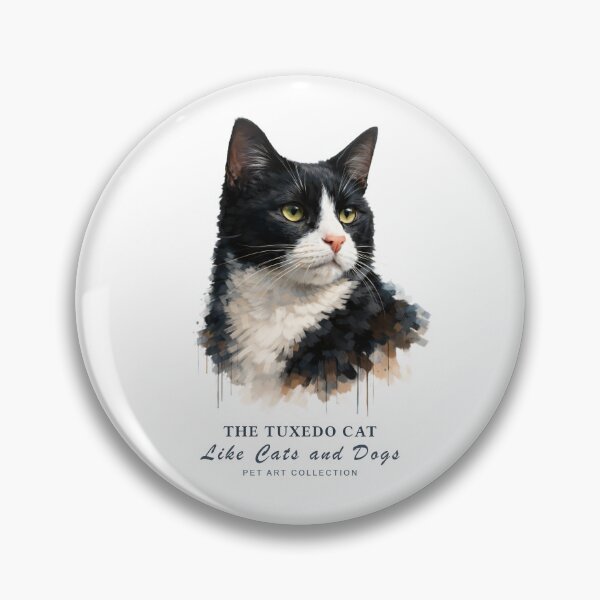 Item preview, Dapper Tuxedo Cat Watercolor Art | Like Cats and Dogs Collection designed and sold by Like-Cats-Dogs.