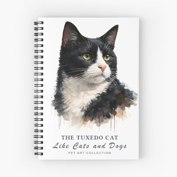 Item preview, Dapper Tuxedo Cat Watercolor Art | Like Cats and Dogs Collection designed and sold by Like-Cats-Dogs.