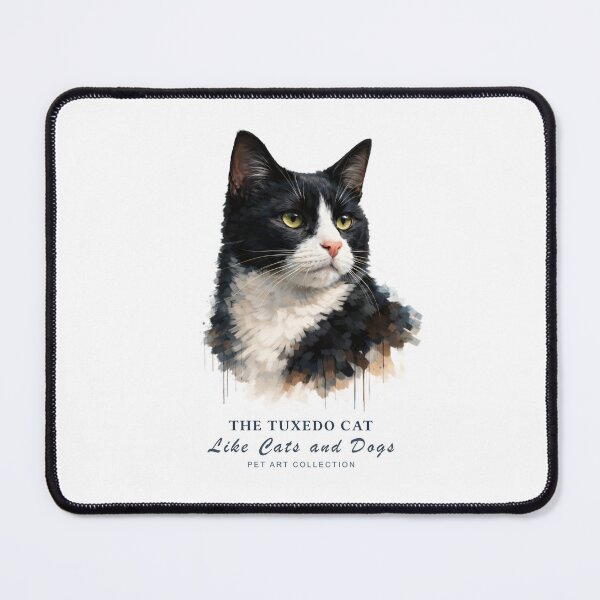 Item preview, Dapper Tuxedo Cat Watercolor Art | Like Cats and Dogs Collection designed and sold by Like-Cats-Dogs.
