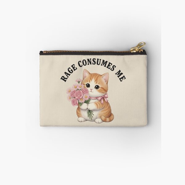 Item preview, Rage Consumes Me Cute Cat designed and sold by dudelinart.