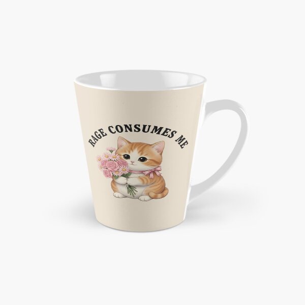 Item preview, Rage Consumes Me Cute Cat designed and sold by dudelinart.