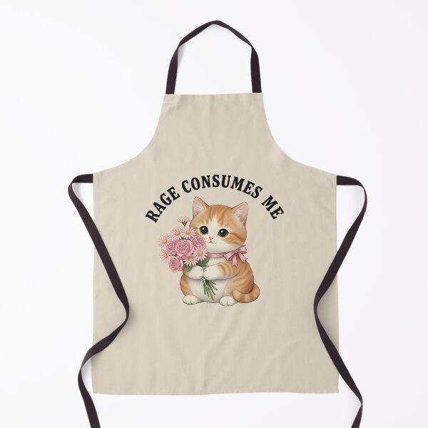 Item preview, Rage Consumes Me Cute Cat designed and sold by dudelinart.