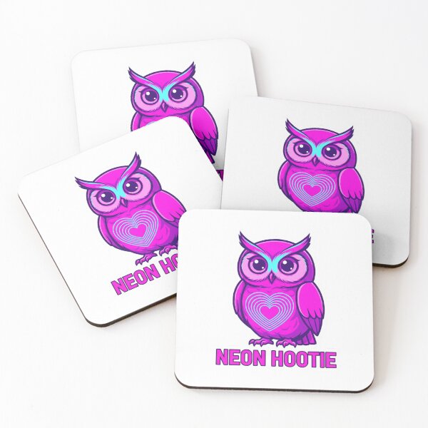 Item preview, Neon Love Owl Valentine Sticker – Cute Glowing Owl Pop Art Heart  designed and sold by ZyxDes.