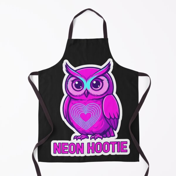 Item preview, Neon Love Owl Valentine Sticker – Cute Glowing Owl Pop Art Heart designed and sold by ZyxDes.