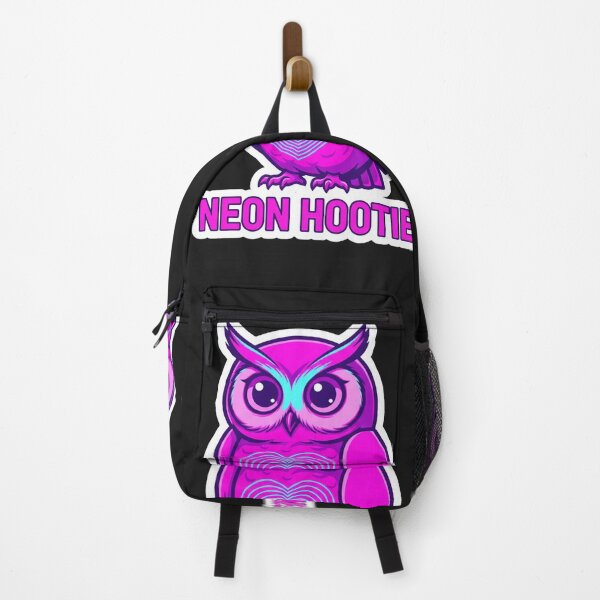 Item preview, Neon Love Owl Valentine Sticker – Cute Glowing Owl Pop Art Heart  designed and sold by ZyxDes.