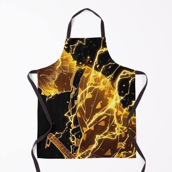 Item preview, Silent Thunder Swordsman – Golden Lightning Anime Art designed and sold by Dyan4.