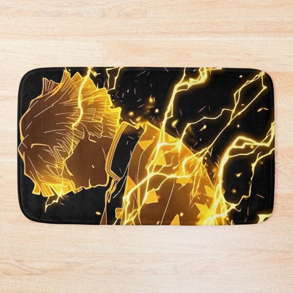 Item preview, Silent Thunder Swordsman – Golden Lightning Anime Art designed and sold by Dyan4.