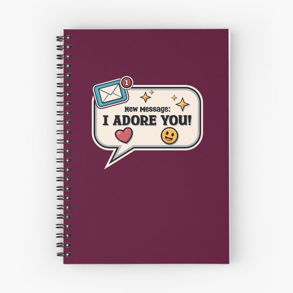 Item preview, I Adore You - Romantic Valentine Message designed and sold by TheJollyDoodle.
