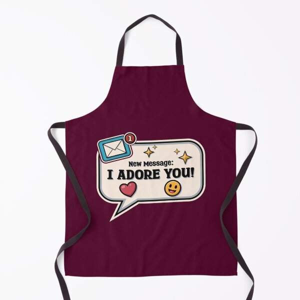 Item preview, I Adore You - Romantic Valentine Message designed and sold by TheJollyDoodle.