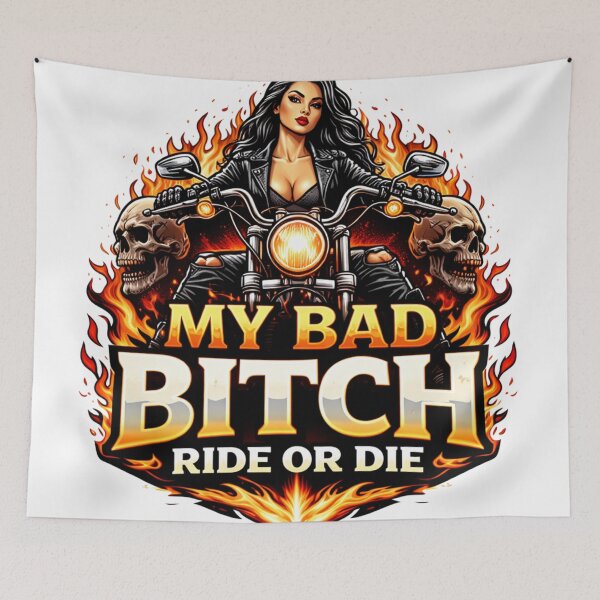Item preview, Ride or Die Bitch designed and sold by FoxstarRavas.