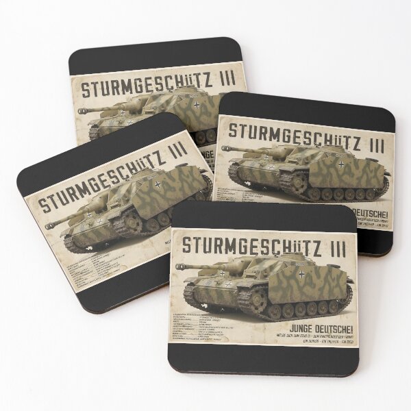 Item preview, Vintage StuG III Assault Gun Propaganda Poster – German WWII Sturmgeschütz Poster designed and sold by Jeeklsdotcom.