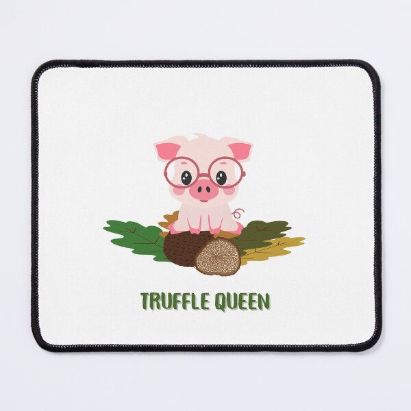 Item preview, Truffle Queen.  Cute Pig.  Gift for a Truffle Fan, Gift for a Truffle Lover. designed and sold by ShrimpAndGrits.