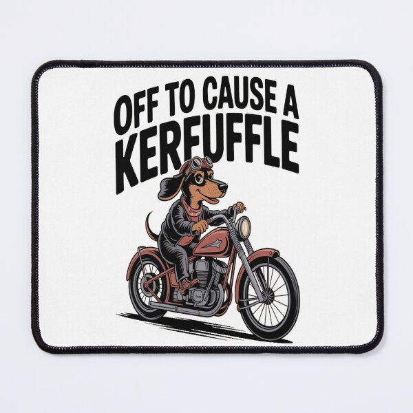 Item preview, Off to Cause A Kerfuffle Dachshund Tshirt designed and sold by Jacky-Design.
