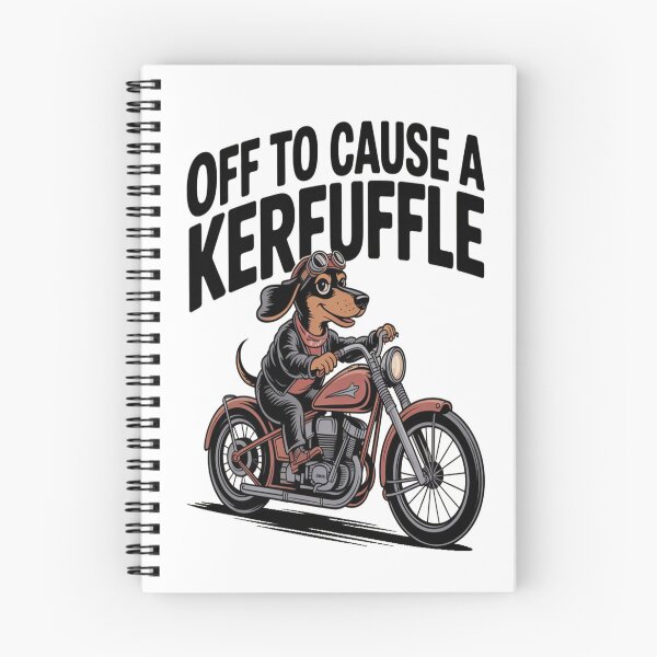 Item preview, Off to Cause A Kerfuffle Dachshund Tshirt designed and sold by Jacky-Design.