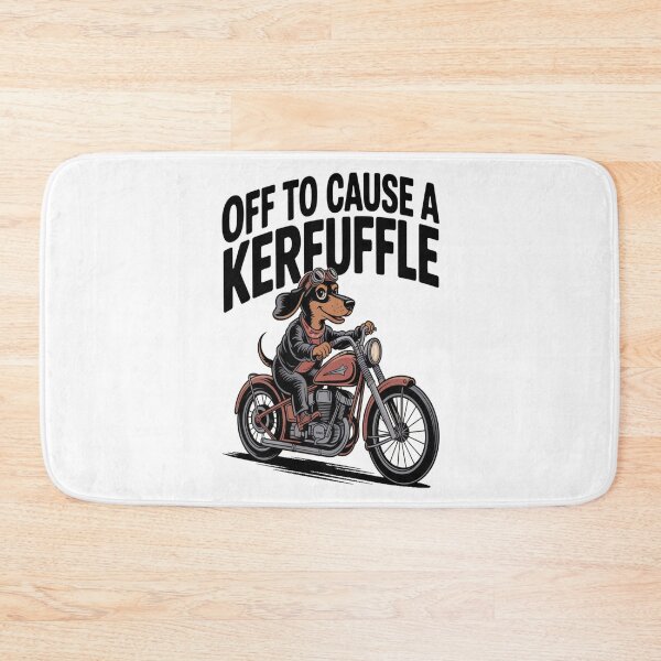 Item preview, Off to Cause A Kerfuffle Dachshund Tshirt designed and sold by Jacky-Design.