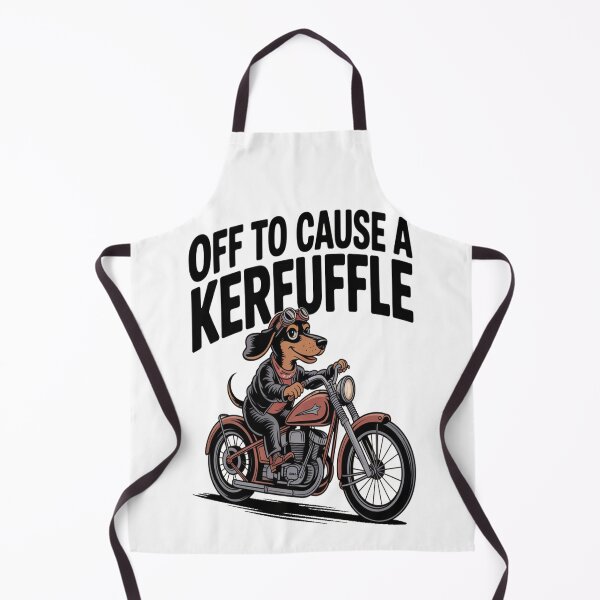 Item preview, Off to Cause A Kerfuffle Dachshund Tshirt designed and sold by Jacky-Design.