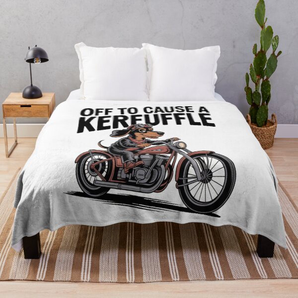 Item preview, Off to Cause A Kerfuffle Dachshund Tshirt designed and sold by Jacky-Design.