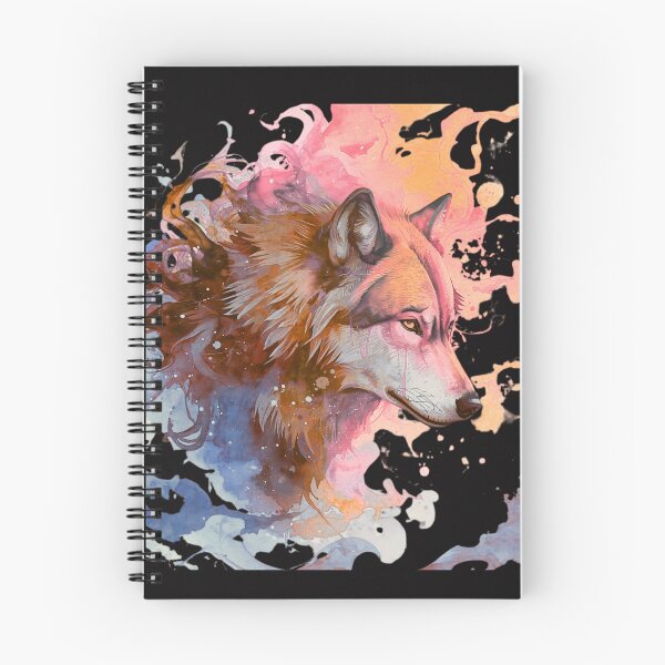 Artikelvorschau, Aquarell-Wolfsporträt entworfen und verkauft von RizziesDesign.