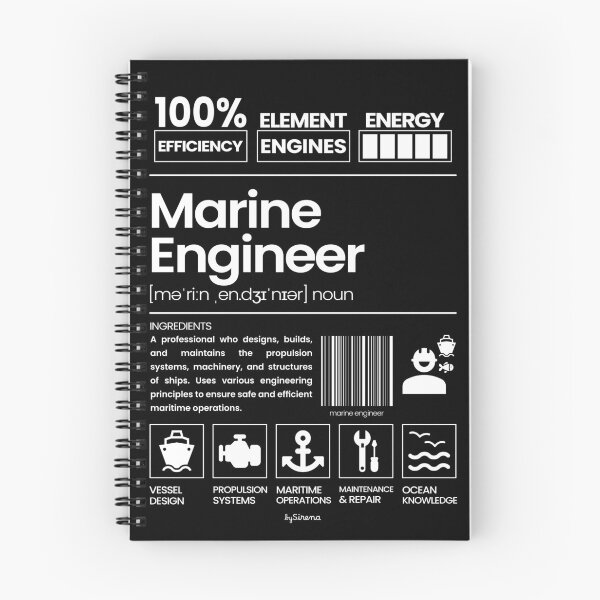 Item preview, Marine Engineer || Jobs Series - White designed and sold by bySirena.
