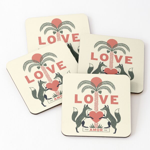 Item preview, Pura Vida Love Vintage Spotted Foxes designed and sold by zzz888.