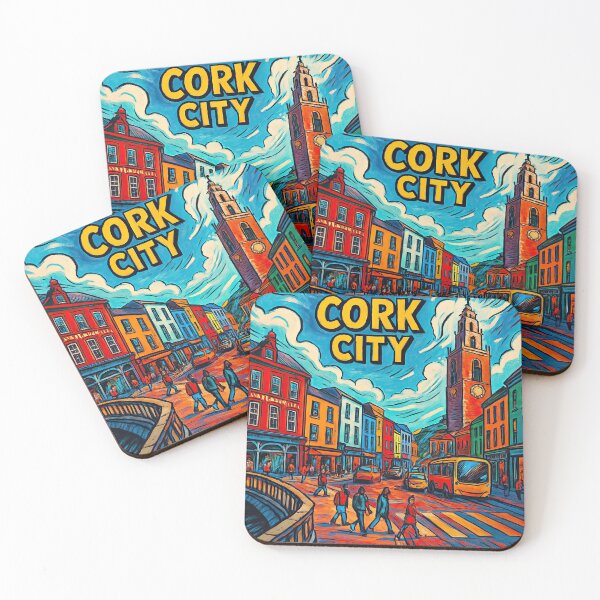 Item preview, Cork, city | Comics stylCartoone -  designed and sold by ComicsFactory.