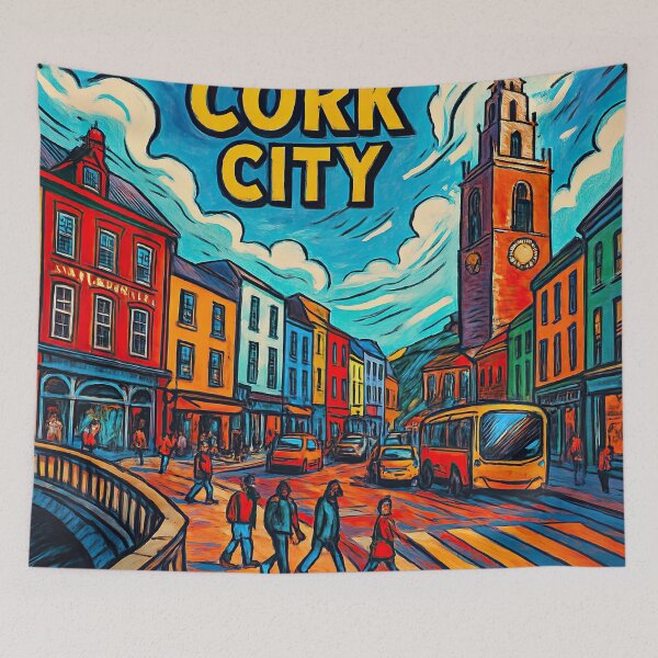 Item preview, Cork, city | Comics stylCartoone -  designed and sold by ComicsFactory.