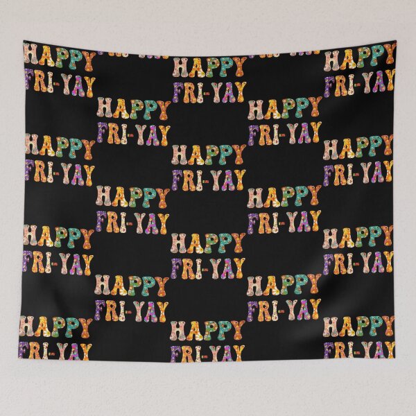 Item preview, Happy Fri-Yay Floral Hippie Vibes designed and sold by GrumpySableye.