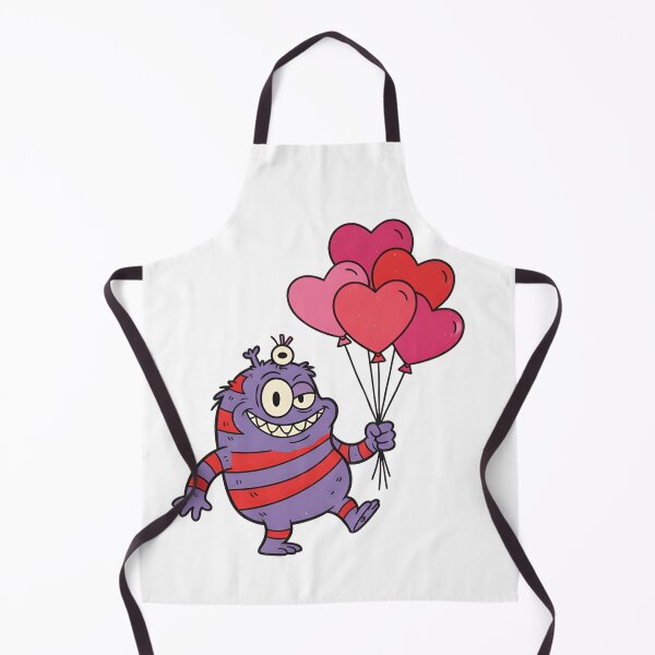 Item preview, 90s Cartoon Monster Valentine Sticker – Cute Retro Nickelodeon Style Heart designed and sold by ZyxDes.
