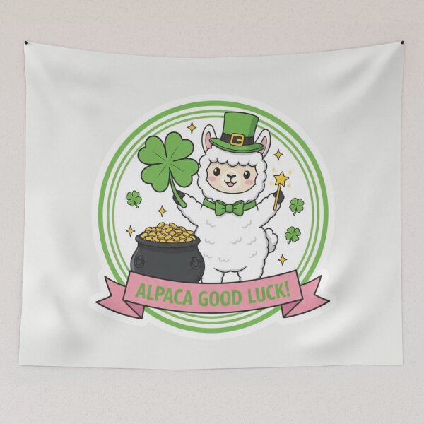Item preview, Kawaii Lucky Leprechaun Cat and Bunny - Purr-fectly Lucky St. Paddy's designed and sold by arup7980.