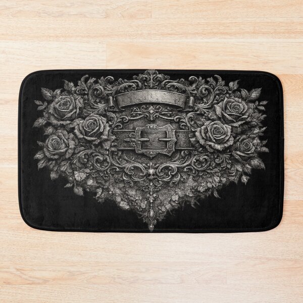 Item preview, Gothic Crest of Thorns and Roses designed and sold by Mouraludia.