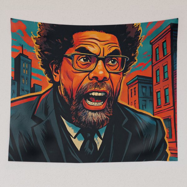 Item preview, Cornel West | Comics stylCartoone -  designed and sold by ComicsFactory.
