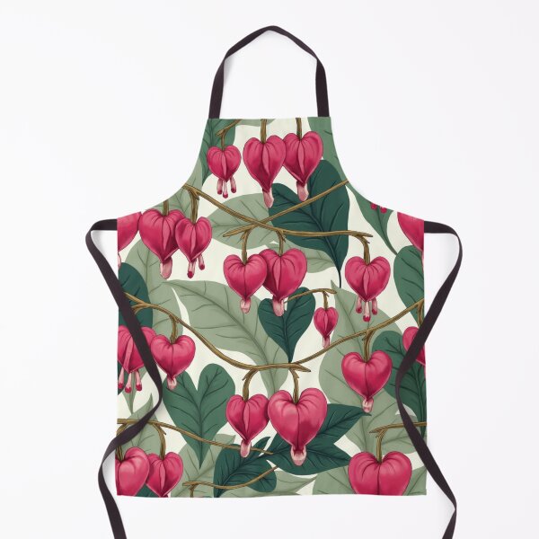 Item preview, Blushing Heart Vine – Romantic Botanical Pattern designed and sold by Dream Bloom Gallery.