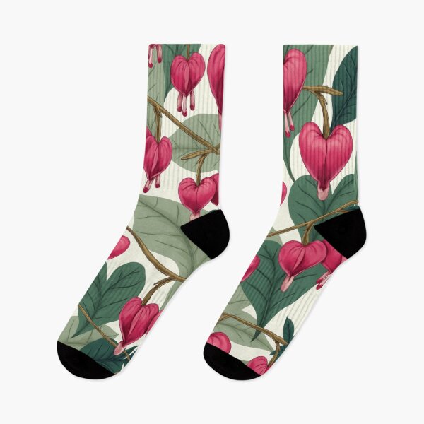 Item preview, Blushing Heart Vine – Romantic Botanical Pattern designed and sold by Oonward2021.