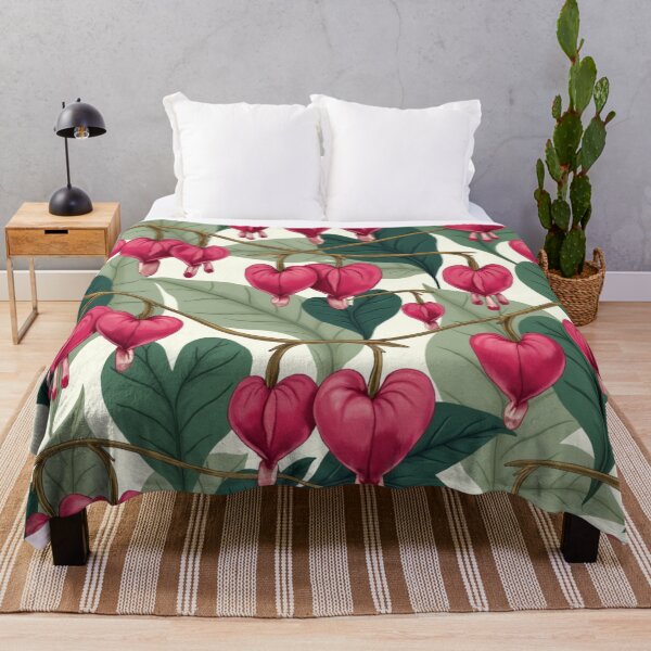 Item preview, Blushing Heart Vine – Romantic Botanical Pattern designed and sold by Oonward2021.