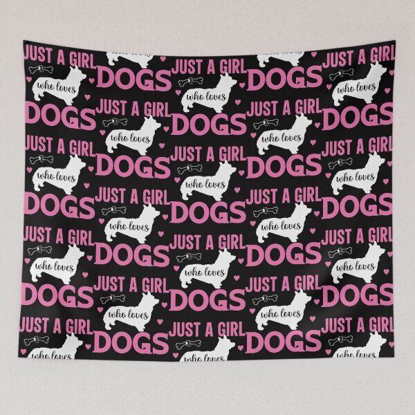Item preview, Just A Girl Who Loves Dogs Corgi Dog Lover designed and sold by GrumpySableye.