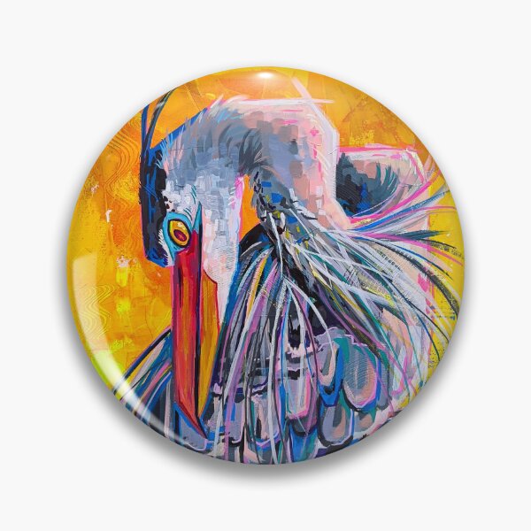 Item preview, Grey Heron - traditional artwork designed and sold by Viggorbiggor.